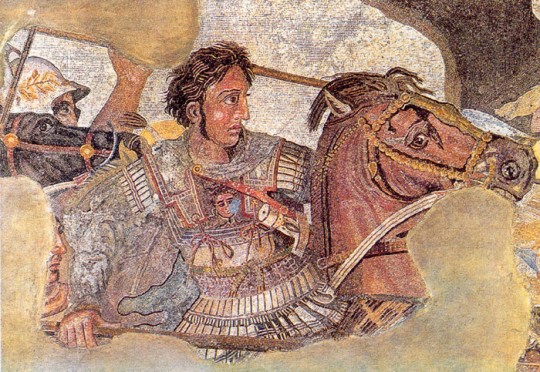 Alexander the Great fighting Darius III